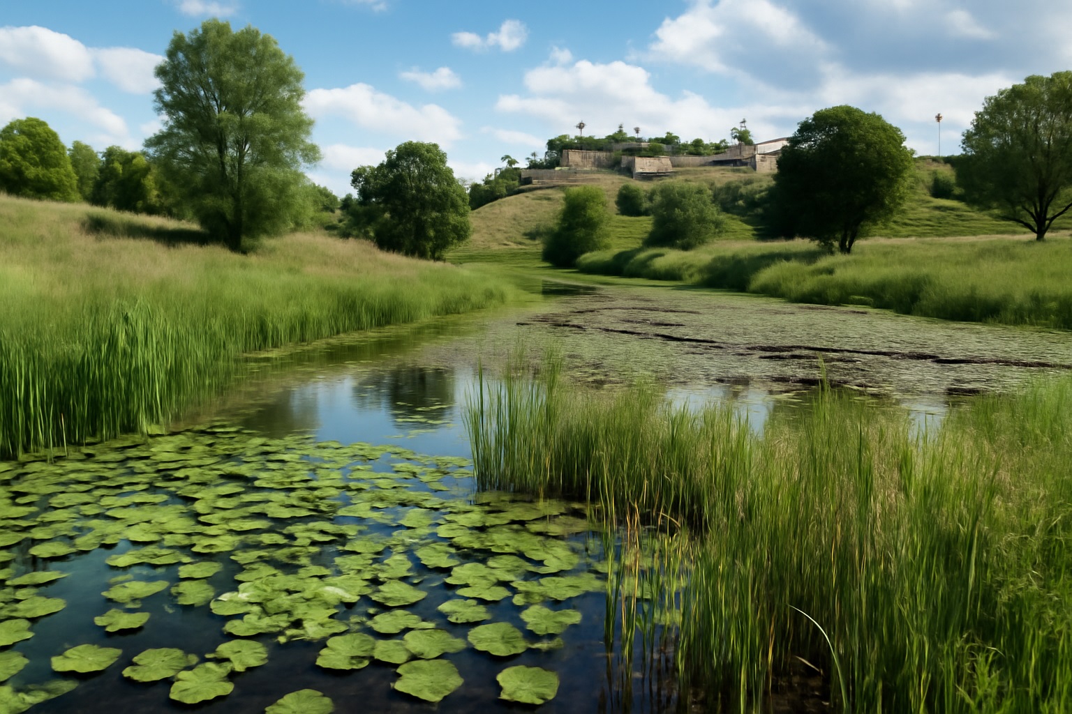 Von der Kläranlage zum Biotop Von der Kläranlage zum Biotop